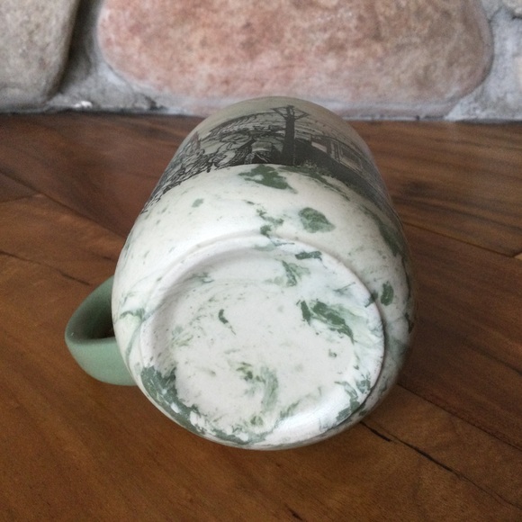 Beautiful Marbled Clay New Orleans Coffee Cup - Picture 4 of 5